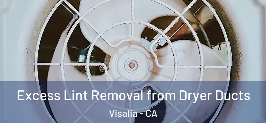  Excess Lint Removal from Dryer Ducts Visalia - CA